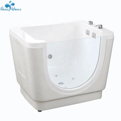 China Angelworld Factory Wholesale Acrylic Transparent Baby Tub Spa