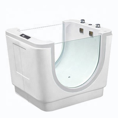 Portable Bathtub Spa Thermostatic Whirlpool Function Acrylic Baby Spa