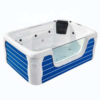 Cheap small freestanding hydrotherapy whirlpool baby spa bathtub