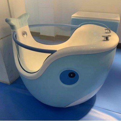 Acrylic New Arrival Whale Baby Swim Spa Bathtub